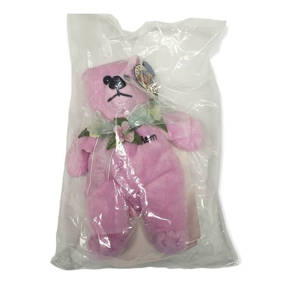 Sally Winey Plant Plush Mom Pink Beanie Plush Teddy - The Mother's Day Bear - Picture 1 of 4